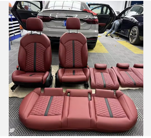 <span class=keywords><strong>Coprisedili</strong></span> <span class=keywords><strong>Auto</strong></span> YLD Personalizzati in Pelle Nappa di Alta Qualità, Lusso a Cinque Posti con Funzione Traspirante per <span class=keywords><strong>Audi</strong></span> <span class=keywords><strong>A3</strong></span> A4 A5 A6 A7 Q3 Q5 - Product Image 1