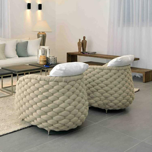 Outdoor Rope Weaving Sofa Hotel Villa Patio Leisure Set Courtyard Garden <strong>Balcony</strong> All-weather Waterproof <strong>Furniture</strong> - Product Image 5