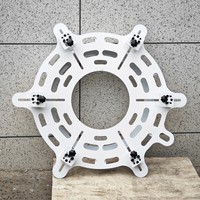 Mandrin à bride Welping FL630 pour machine de soudage par fusion bout à bout de tuyaux PEHD de 200-710 mm, pièces de rechange pour soudage de tuyaux PE