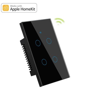Interruptor de Luz Táctil Inteligente Smart <span class=keywords><strong>Apple</strong></span> 2Gang <span class=keywords><strong>Homekit</strong></span> Smart Life 10A con Control por Voz Inteligente Wi-Fi - Product Image 4
