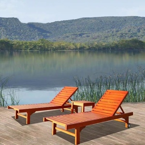 <span class=keywords><strong>Tumbona</strong></span> <span class=keywords><strong>Plegable</strong></span> de Madera Maciza Anticorrosiva, Color Blanco, para Jardín, Piscina, Parque, Descanso - Product Image 4