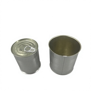 Lata Redonda Vacía Personalizada de Grado Alimenticio con Tapa Fácil de Abrir para Salsa de Tomate y Semillas de Vegetales - Product Image 5