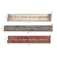 Bricolage en bois personnalisé, décoration rustique de la maison, ensembles de panneaux artisanaux, Plaques de lettres suspendues murales en détresse