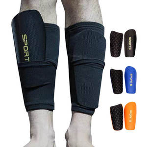 Equipo de Protección de Fútbol al por Mayor, Juego de Calcetines con Protección para Pantorrillas, Antideslizantes, Espinilleras de Fútbol - Product Image 1