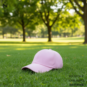 Cappellino da Baseball Rosa Chiaro Tinta Unita Unisex per Uso Esterno - Product Image 3