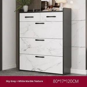 Scarpiera in Acciaio con Apertura a Ribalta, Design Ultra-Sottile di Lusso <span class=keywords><strong>per</strong></span> <span class=keywords><strong>Ingresso</strong></span>, Grande Capacità, Vendita Calda 2025 - Product Image 6