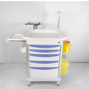 Troli Infus Mobile Rumah Sakit Pabrik Cina, Plastik ABS Lebih Aman dengan Perangkat Pengunci Guanghua Medical - Product Image 2