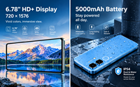 Smartphone Android 15 5G Hot 70 Pro Double SIM Édition Mondiale Débloquée Expédition Gratuite depuis la Chine