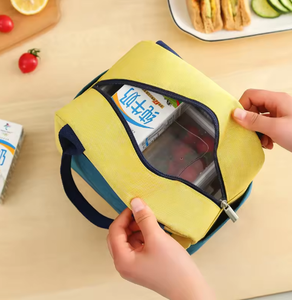 Sac isotherme pour aliments, sac à lunch thermique isolé avec fermeture éclair, boîte à lunch imperméable - Product Image 3