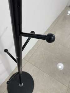 <span class=keywords><strong>Perchero</strong></span> Moderno de <span class=keywords><strong>Hierro</strong></span> con Ganchos, Diseño que Ahorra Espacio para Comedor y Sala de Estar - Product Image 3