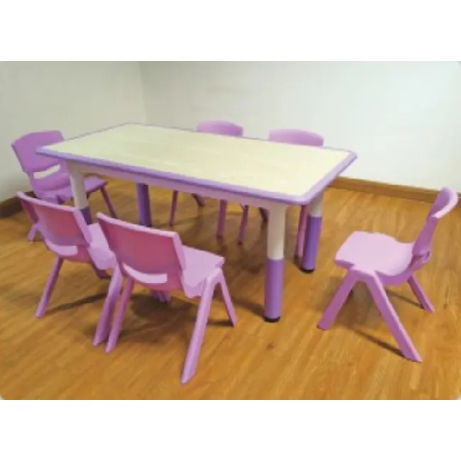 Cheap Optional Customized Kindergarten Preschool Daycare Used Study Kids Furniture Desk School Tables And Chairs