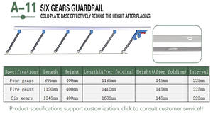 सुरक्षा पक्ष रेलिंग अस्पताल फर्नीचर चिकित्सा उपयोग अस्पताल बिस्तर सुरक्षा की ओर रेलिंग - Product Image 6
