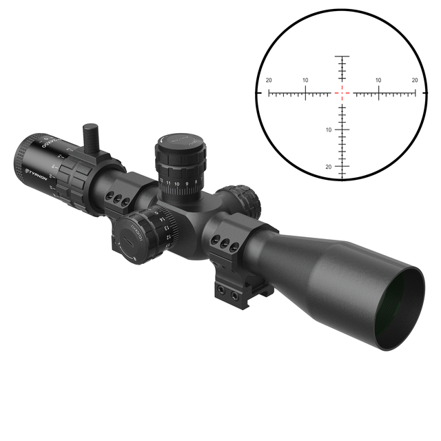 TYPHON Telescopic Sights 6-24X50 FFP Reticle ED Glass Aluminum Alloy Tactical Hunting Scope Zero Stop