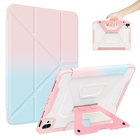Étui magnétique pour iPad avec support pour stylet, en cuir PU, Smart Cover, fonction veille/réveil automatique, support pour tablette, compatible iPad Pro 11 et Air 10e génération