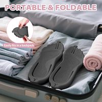 Tongs en éthylène-vinyle-acétate pour femmes et hommes, chaussures de voyage et de douche, sandales |   Antidérapant, léger, séchage rapide, pliable, portable