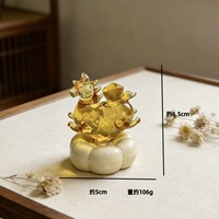 Handgefertigtes Glasiertes Rotierendes Pferde-Glasornament Kulturelles und Kreatives Desktop-Geschenk Figur Kreatives Maskottchen Auto-Geschenk Handwerk