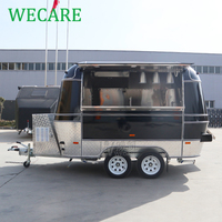 Wecare – conteneur de cuisine mobile, camion de restauration rapide, remorque de rue, thé, café, chariots de vente, mini chariot de nourriture pour hot-dog/crème glacée