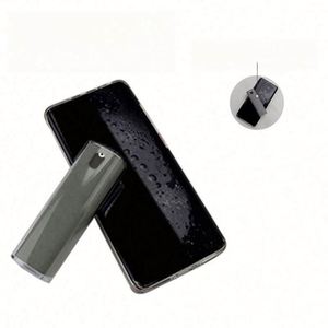 Nettoyant d'écran portable pour téléphones, tablettes et voitures - Spray et chiffon de nettoyage technologique promotionnels personnalisés (matériau ABS) - Product Image 2