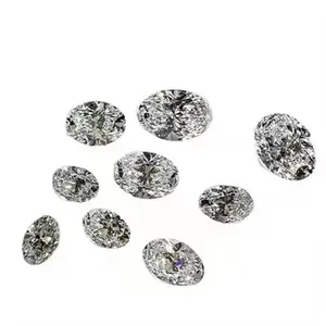 Diamante coltivato in laboratorio da 3,43 ct, D,VS1,2EX,IGI SH, taglio ovale