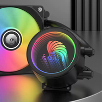 Tian JiFeng 2025 Nouveau Refroidisseur Liquide CPU 120mm 240 avec Radiateur Silencieux et Ventilateur à Roulement à Billes Compatible Processeur Intel