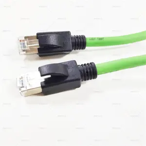 Super Cat6 Industrial Camera Gigabit High Flex Network Cable, Cat6a Twisted Pair Double Shielded Drag Chain Ethernet Cable