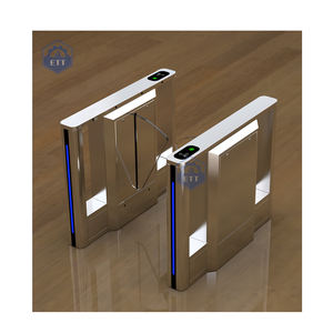 QR Code tourniquet système de contrôle d'accès en acier inoxydable porte de sécurité bidirectionnelle handicapé rabat barrière tourniquet salle de sport IP65 - Product Image 4