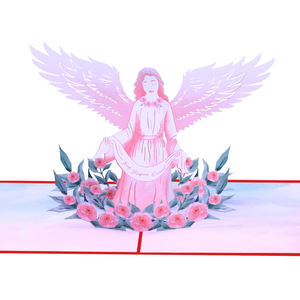 Pop 3D Spirituel 3D Baptême Spirituel Sainte Communion Carte de Confirmation Prier Anniversaire Sympathie Récupération de Noël Get Well - Product Image 1