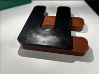 Cales de fenêtre en fer à cheval en plastique 3/8 ''entretoises de carreaux en forme de U cales en plastique pour niveleur de carreaux