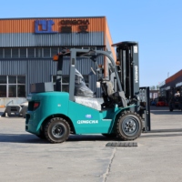 Chariot élévateur diesel à exportation directe d'usine, 3 tonnes, 3,5 tonnes, 4 tonnes, 5 tonnes, hauteur de levage 3m-7m, CE ISO, moteur japonais, chariot élévateur bi-carburant