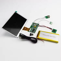 Module d'affichage vidéo LCD portable promotionnel avec écran IPS de 7 pouces dans un livret marketing