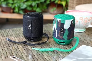 Trực Tuyến Hot Bán Giá Thấp Loa Tg129 Pin Không Dây Ngoài Trời Stereo Dây Đeo Âm Thanh USB TF FM AUX Loa Di Động - Product Image 3