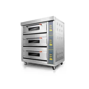 Oven panggang listrik untuk dijual mesin pelapis logam bubuk Oven kue kualitas tinggi