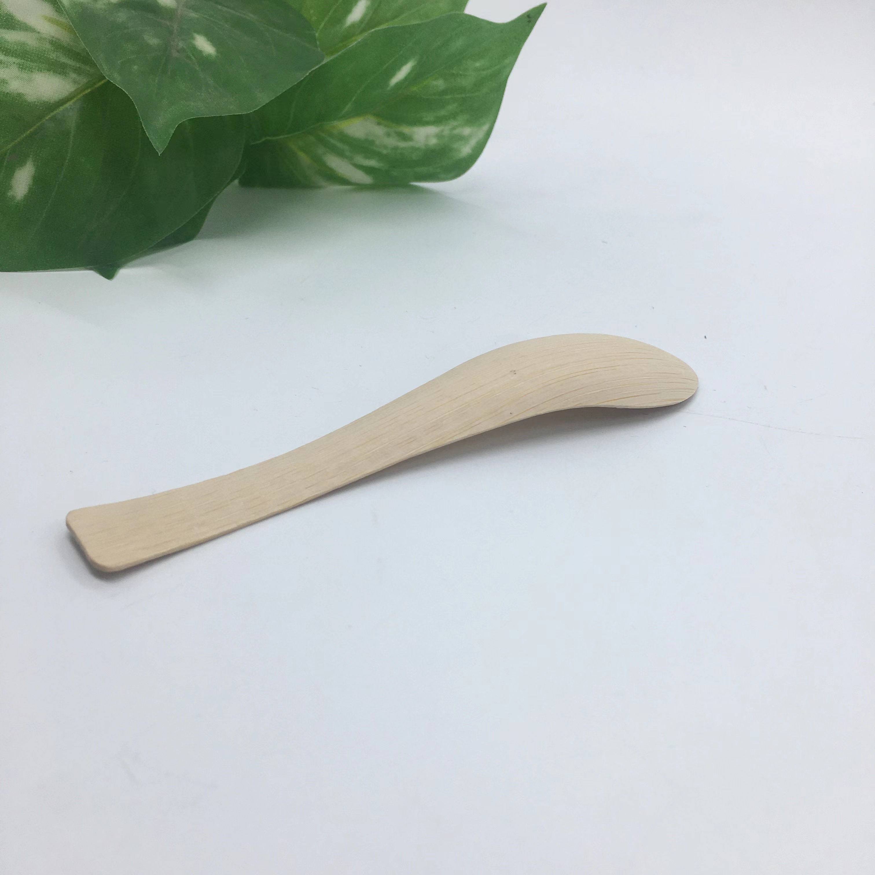 Wholesale Biodegradable Disposable Natural Bamboo Soup Spoon