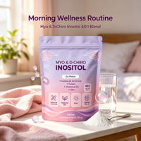 Poudre de Myo & D-Chiro Inositol 40:1 Marque Blanche pour l'Équilibre Hormonal Féminin, la Santé Ovarienne, Supplément de Vitamine D3 et de Zinc