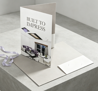 Carpeta Negra Personalizada para Escuela de Negocios, Logotipo Personalizado, Folleto de Producto Empresarial, Carpeta de Presentación A4, Carpeta de Archivos de Documentos