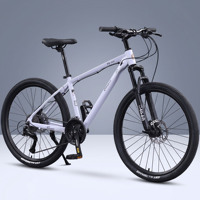 VTT adulte 24/26/27,5 pouces, VTT à cadre rigide, 21/24/27 vitesses, frein à disque mécanique, OEM, vélo tout-terrain