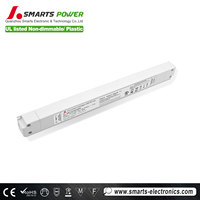 Boîtier en plastique, format compact, alimentation AC-DC à tension constante, sans variation de luminosité, driver LED 12V 24V 36V 48V 60W