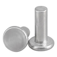 Rivets plats en aluminium M3 M4 M5 M6 M8 DIN 7338A pour garnitures de frein et d'embrayage