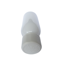 Bouteille en PET blanche de 100 ml avec bouchon sécurité enfant |   Contenant pour sirop et médicaments |   Emballage pharmaceutique de haute qualité |   Directement de l'usine