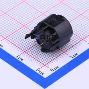 K12PBK1.55N <b>Push</b> <b>Button</b> <b>Switch</b> Through hole Component (THT) <b>Switch</b> No Lock Round <b>Button</b> Through Hole 100mA - Product Image 1
