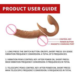 Dildo de silicona japonés con arnés, bragas con pene realista, juguetes sexuales para lesbianas, ropa interior con pene para mujeres y hombres - Product Image 4