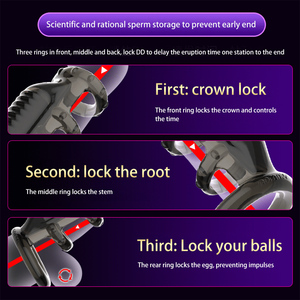 G-Punkt <span class=keywords><strong>Stimulator</strong></span> Bullet Vibrator Hahn Ärmel <span class=keywords><strong>Penis</strong></span> Vibrations ring Ejakulation Verzögerung Strap On Dildo Bondage Gear Sex Shop - Product Image 5