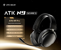 Casque de jeu circum-auriculaire ATK Neptune N9 pour 5.3 Quatre modes Ultra-faible latence ENC Réduction de bruit Compétitif Esports PC