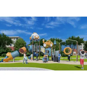 Attrezzature da gioco per bambini all'aperto parco giochi di plastica per bambini parco giochi all'aperto con il prezzo poco costoso