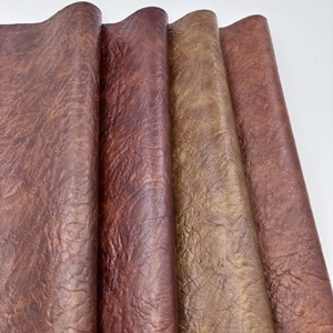 Chine Usine Cailloux Artificiels PU Produits En Relief Designer Faux Pu Cuir Matériel Tissus Faux Cuir Rouleau - Product Image 2