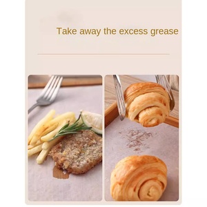 Bán buôn dùng một lần vuông thịt nướng Khay giấy cho nhà bếp nướng bánh lò bánh sandwich sử dụng-chuyên nghiệp sản xuất giấy - Product Image 5