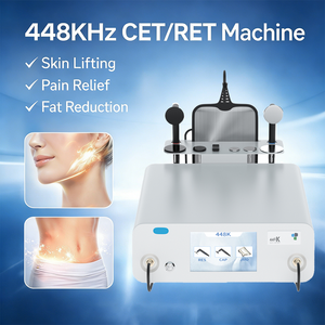 Machine Tecar 448K à <span class=keywords><strong>prix</strong></span> d'usine avec poignées CET/RET, machine à radiofréquence pour le raffermissement de la peau - Product Image 1