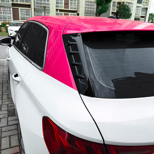 Audi A3 S3 8Y Hatchback 2021+ Carbon Fiber Texture Rear Wing Stickers Body Decals Adhesive ABS Material - Product Image 2