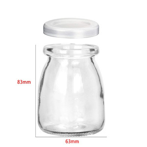 <span class=keywords><strong>Petit</strong></span> <span class=keywords><strong>pot</strong></span> écologique <span class=keywords><strong>de</strong></span> 100ml avec couvercle, tasse <span class=keywords><strong>pour</strong></span> yaourt, <span class=keywords><strong>confiture</strong></span> en verre, bon marché - Product Image 6