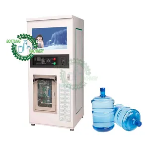 24 Hour Self-service ten stage filtration 500ml to 20 liter 5 gallon bottle RO water dispenser with cooling function